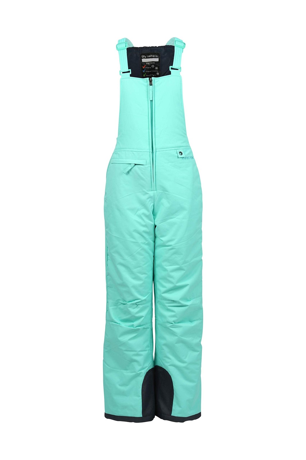 Arctix Kids Insulated Snow Bib Overalls Island Azure Medium U3