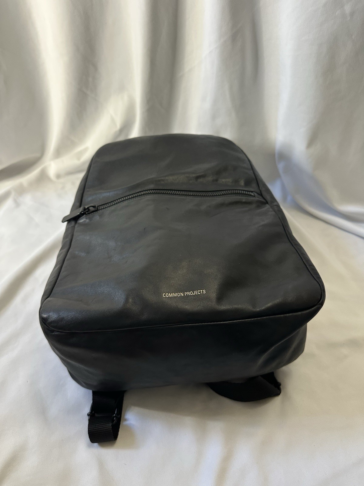 Common Projects Brand Black Leather Backpack Bag – RARE