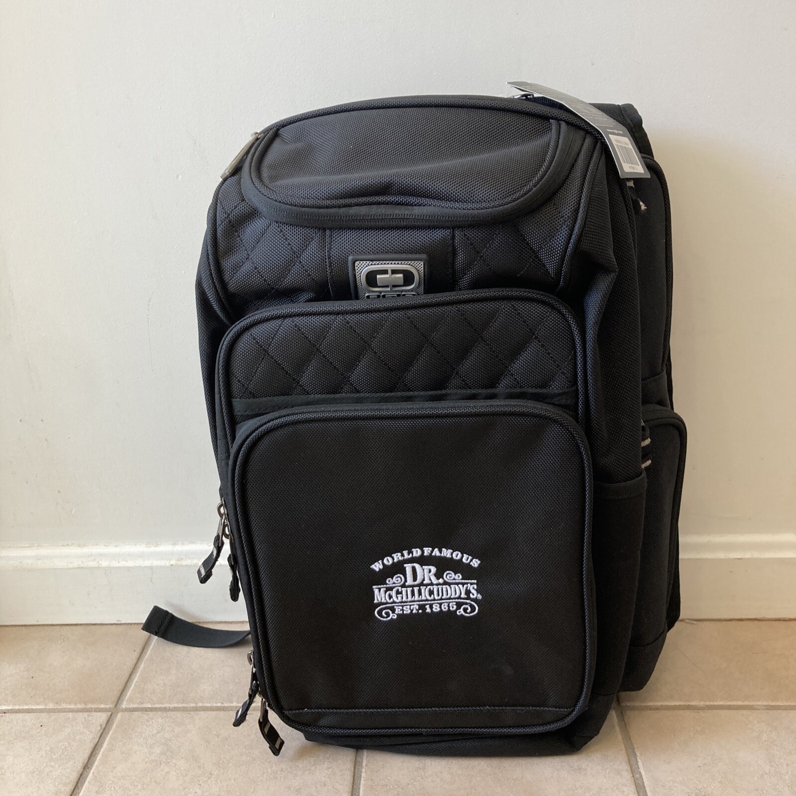 OGIO Epic Duralast Backpack 108090 Dr.McGillicuddy’s Logo New with Tags READ