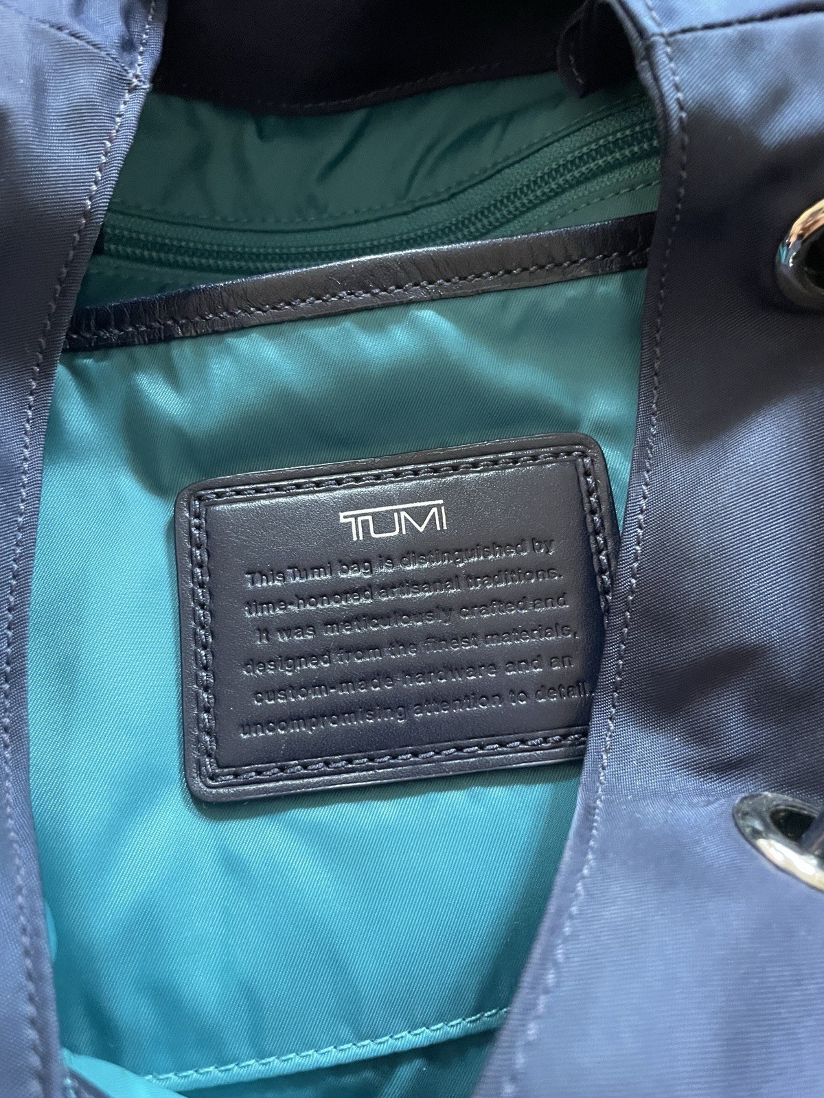 Tumi Cobalt Navy Blue Backpack