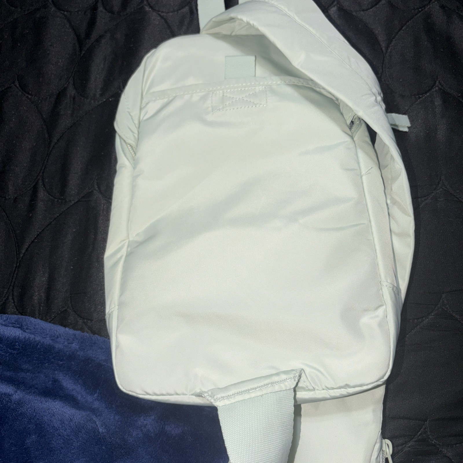Adidas Essentials 2 Sling Crossbody Silver Green/ Gilver Zippered Pockets