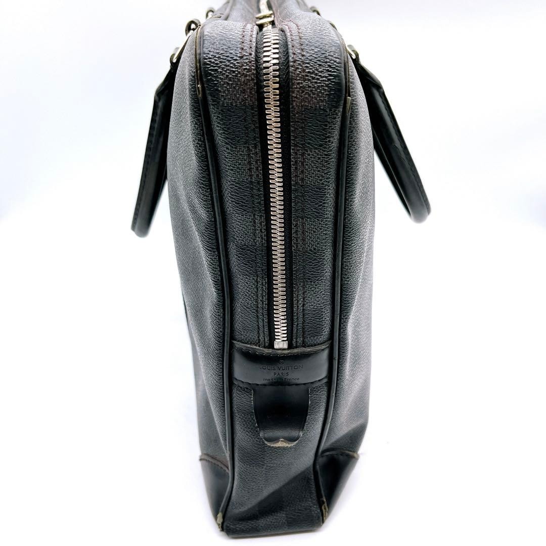 Louis Vuitton Damier Graphite Port Document Voyage N41125 Briefcase Business Bag