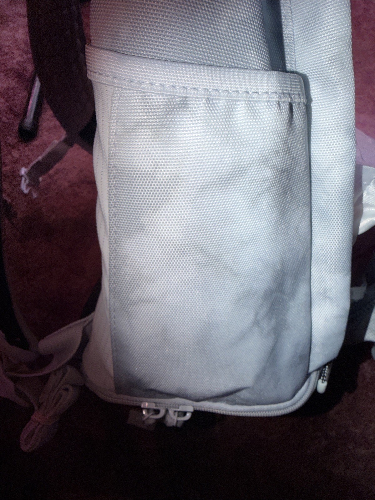 gray jordan backpack With Bottle Pocket And Water Resistant