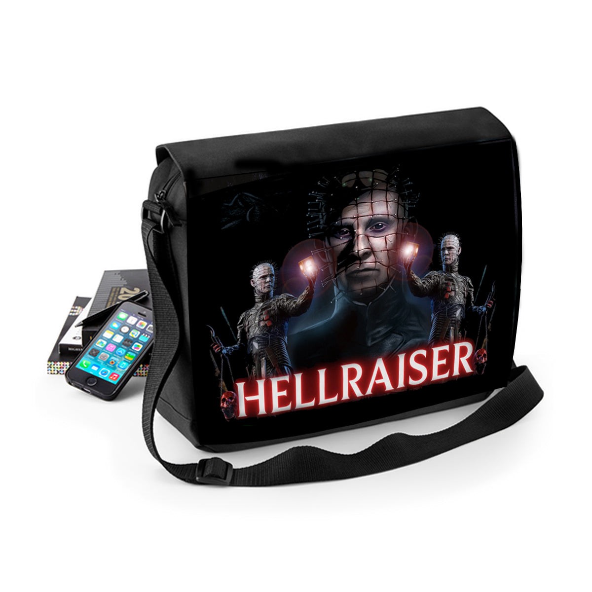 HELLRAISER PINHEAD – GATEWAY TO HELL – Messenger Bag / Satchel / College