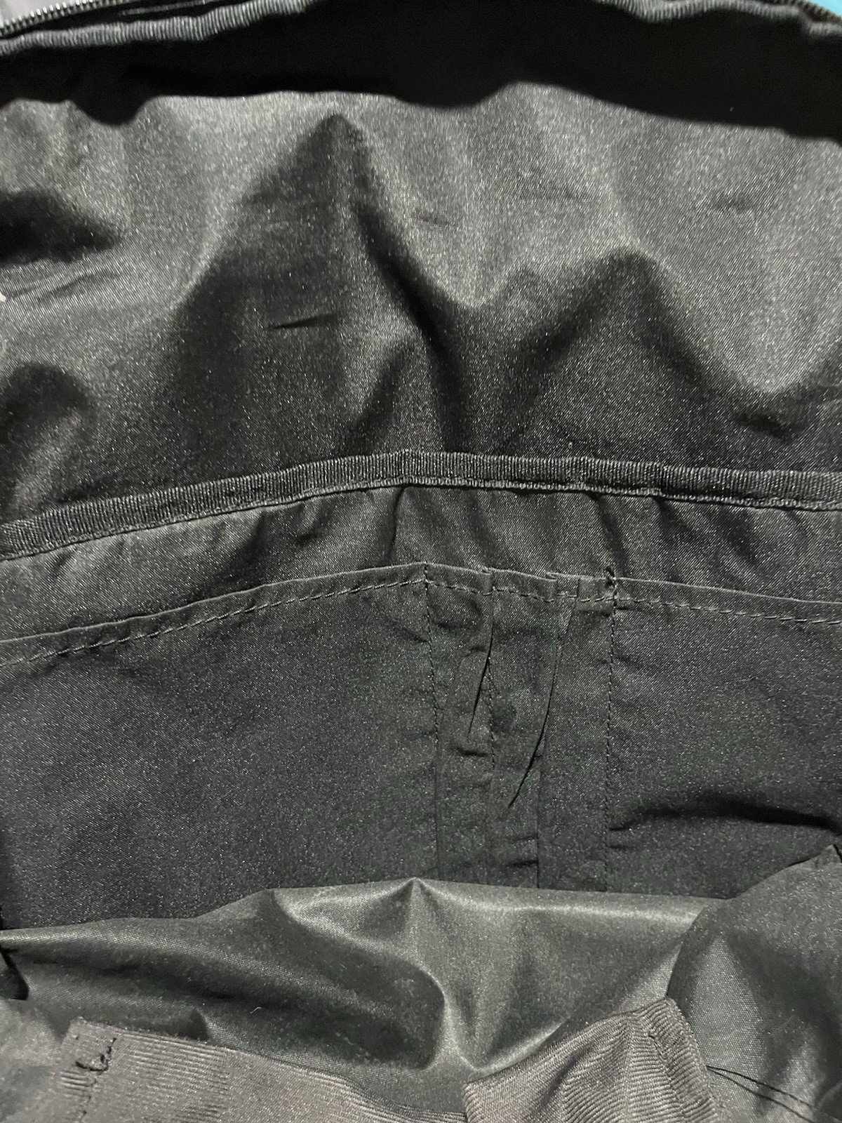 Nike Black Backpack Bookbag Zip Closure Padded Straps Outer Pockets