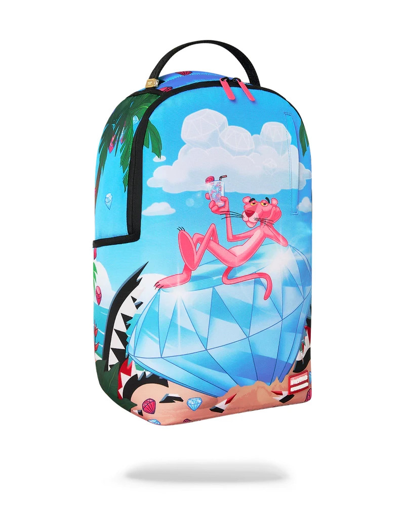 Sprayground Pink Panther Giant Diamond Backpack New School Bag Bookbag B9166