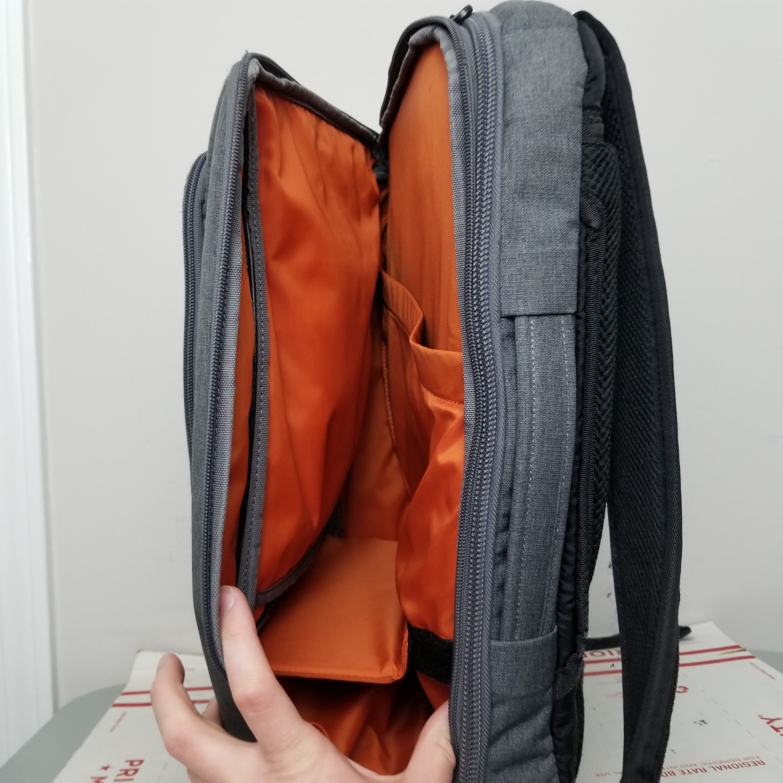 eBags Professional Slim Laptop Backpack Bag Gray Laptop Travel EB2146-16 Work