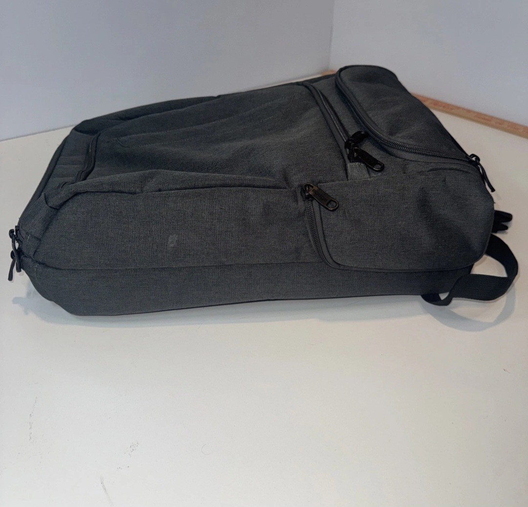 Ebags 12x17x6 E229 slim professional charcoal/orange travel computer backpack