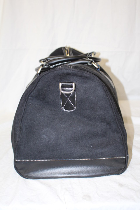 KENNETH COLE Black Textured Small Duffle Bag/Overnight Bag/Travel-B130