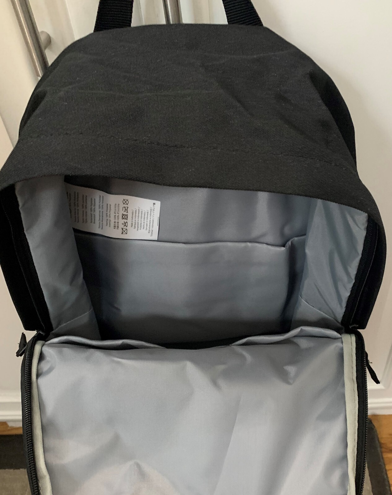 Amazon Basics Lightweight Classic School Backpack, Black ‎12.2 x 6 x 15.8 inches