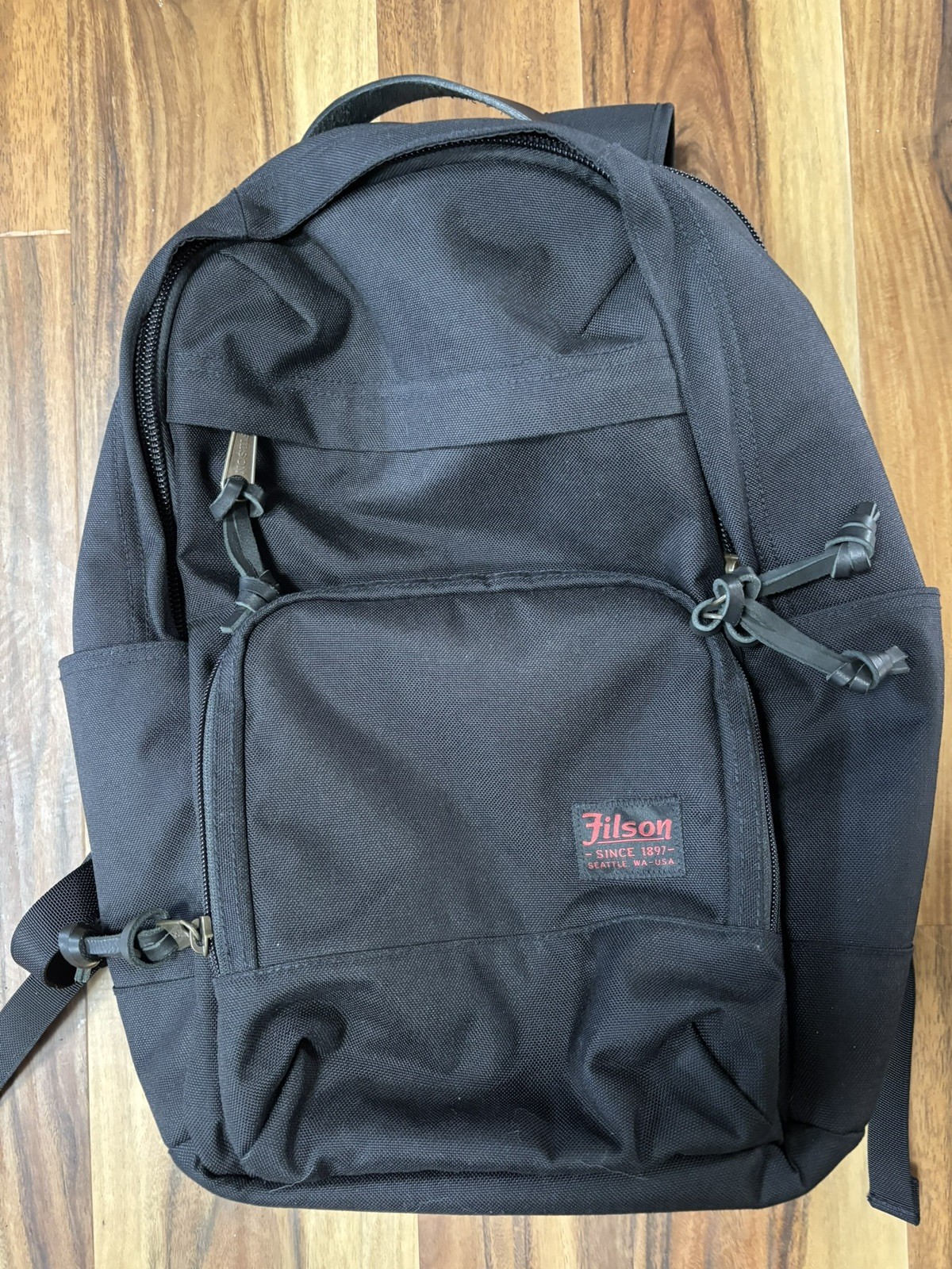 Filson Dryden Backpack Dark Navy Blue Laptop Bag Ballistic Nylon 25.5 L