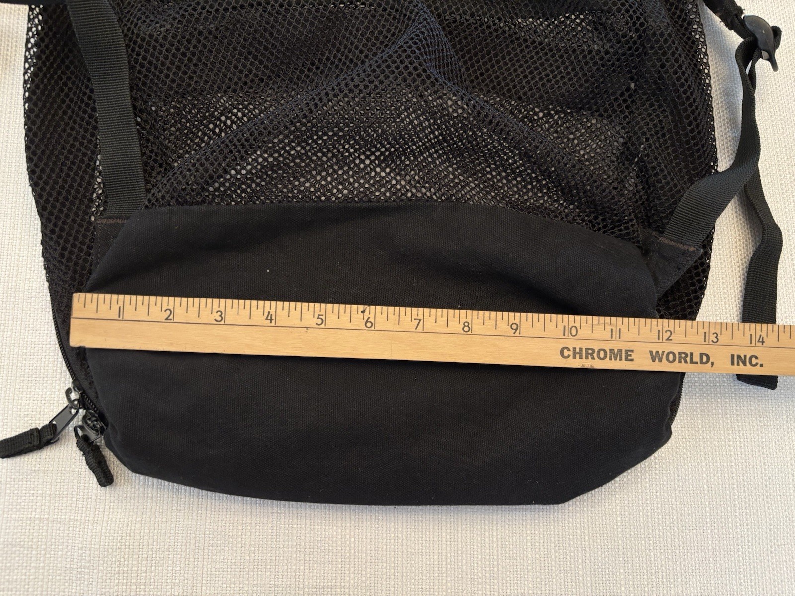 Kavu Black Net Backpack Gorpcore Hiking Camping Beach Outdoor Running
