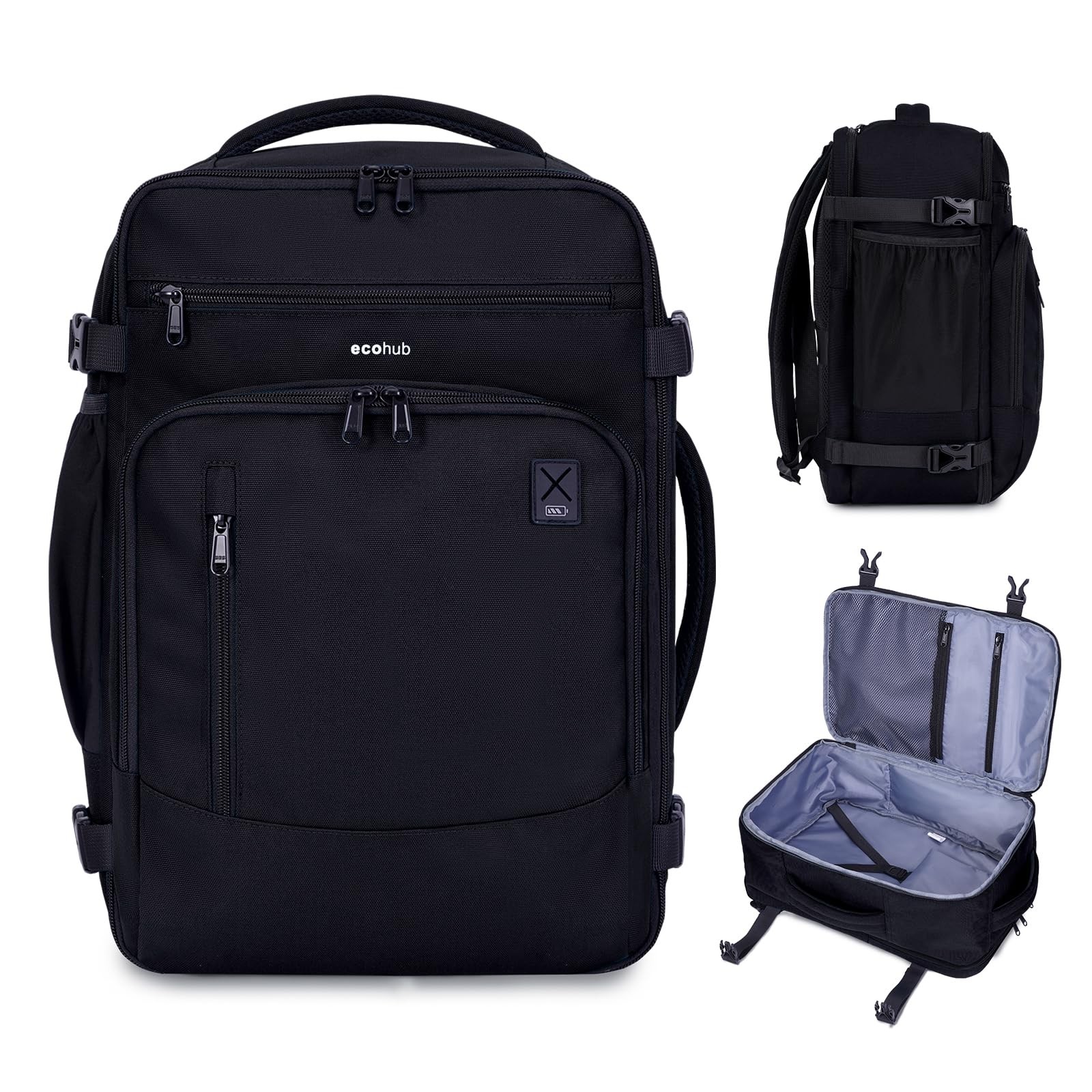 17″ Small Travel Backpack, United Airlines Personal Item Bag 17x10x9 with 16 …