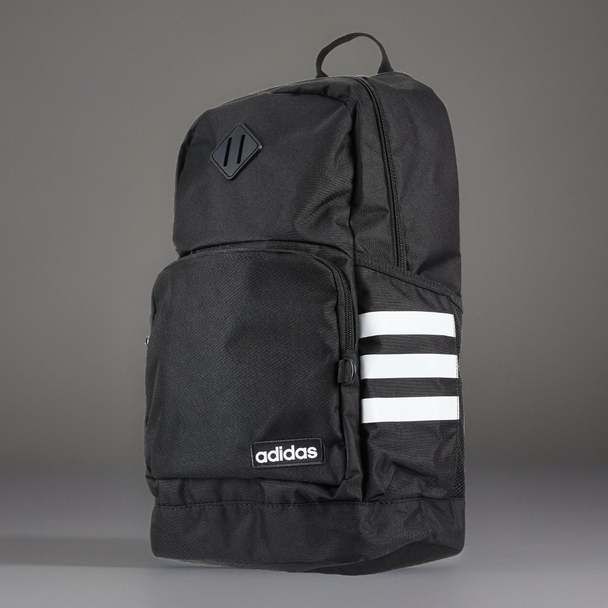 Adidas Classics 3S 4 Backpack – Black With White Stripes **NEW**
