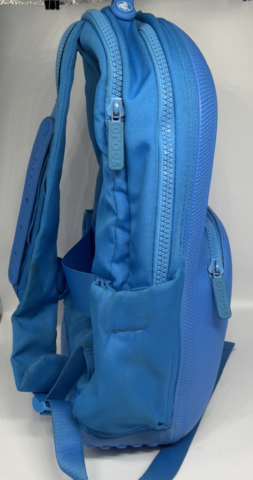 Crocs Classic Backpack Blue School Bag Travel Daypack Casual great condition