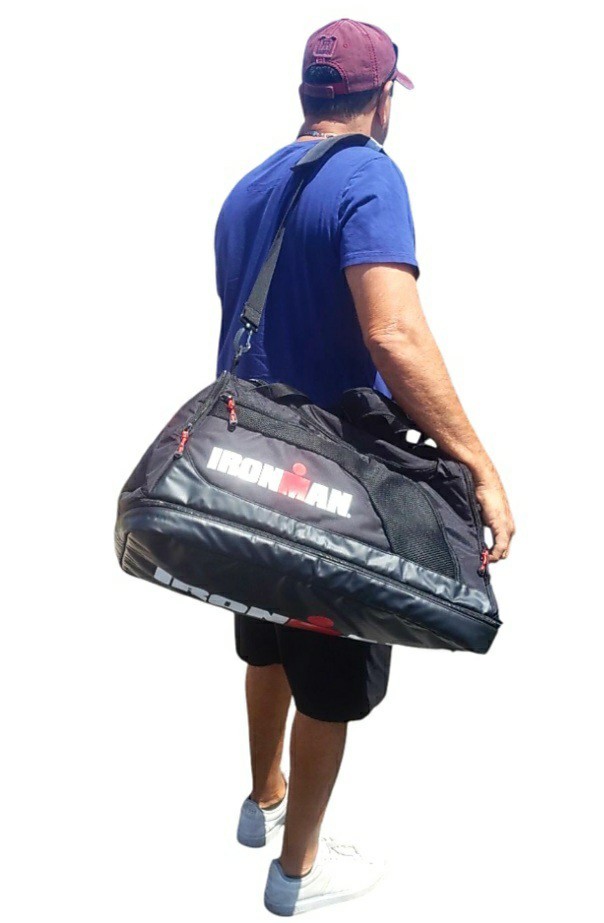 IRONMAN HYBRID BLACK DUFFLE BAG BRAND NEW L 23.6″ X H 10.6″ X 11.8″