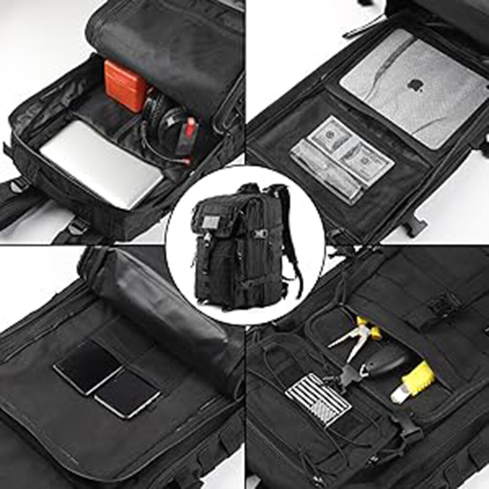 45L Tactical Military Backpack Big Capacity Training Hiking Army Molle Bags USA