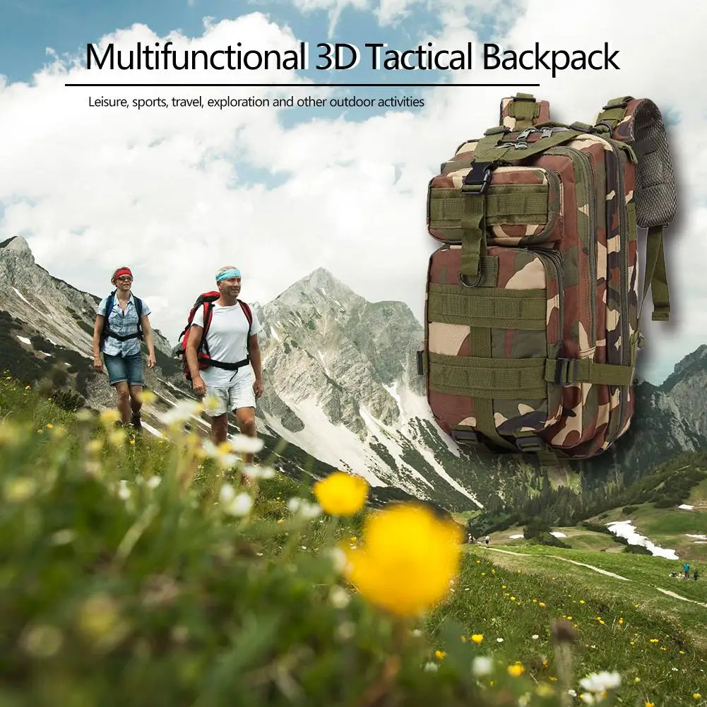 Military Camping Backpack Tactical Molle Travel Bags Outdoor Camping Hiking Men