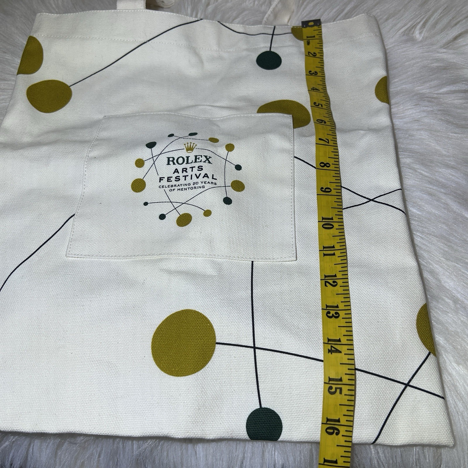 Rolex Art Festival Celebrating 20 Years of Mentoring Tote Bag Rare