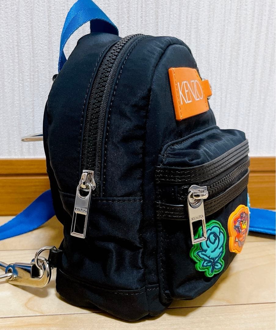 Kenzo Bts Icon Badges Mini Backpack Limited Edition Men’s bags, stylish, popular