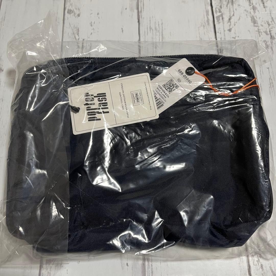 PORTER Yoshida Bag Flash Shoulder Bag Navy 689-05940 W9″ H5.9″ D2.4″ NEW
