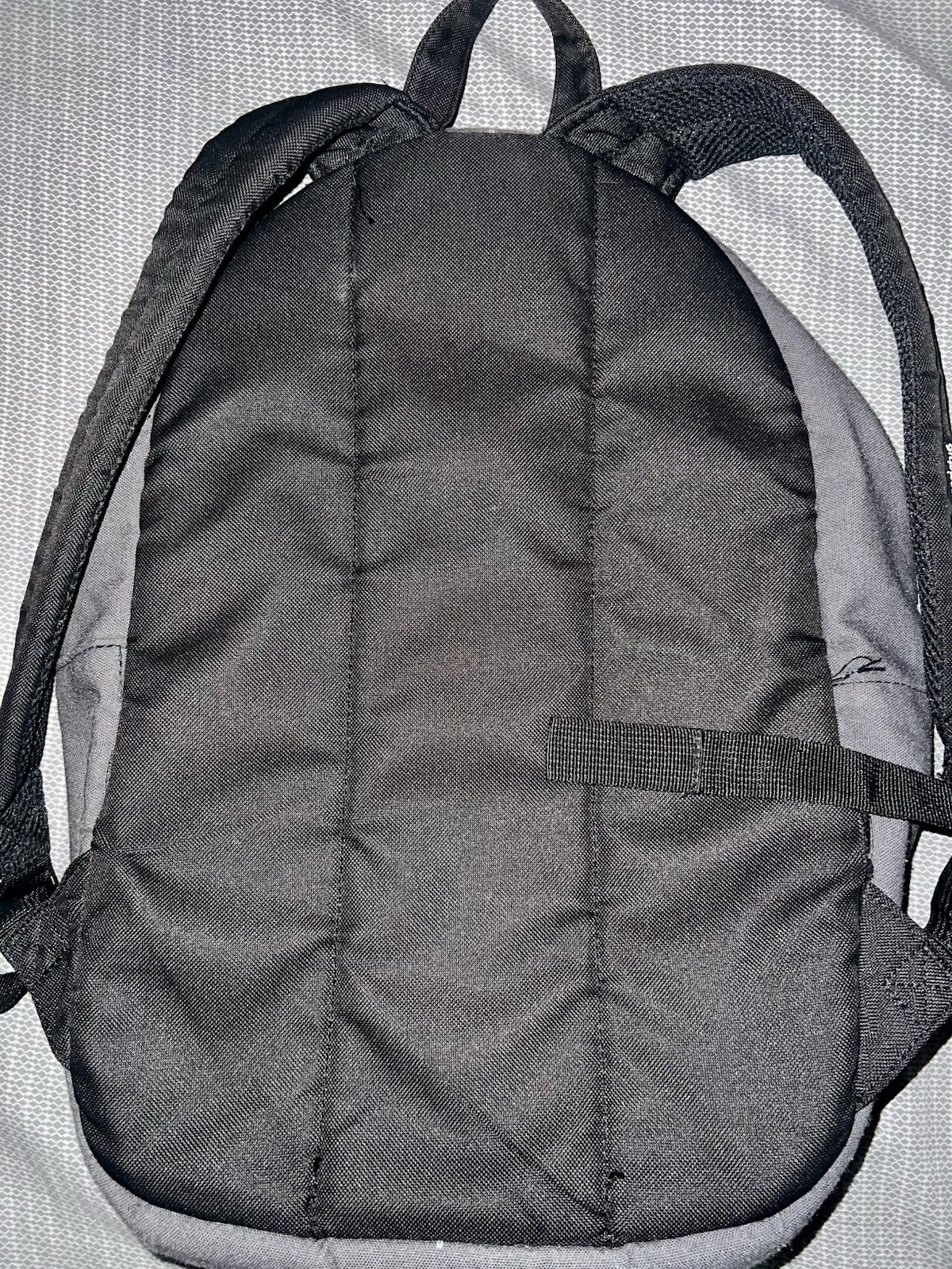 Gray Backpack “Daydreamer Nightthinker” Zip Closure, Padded, Outer Pockets