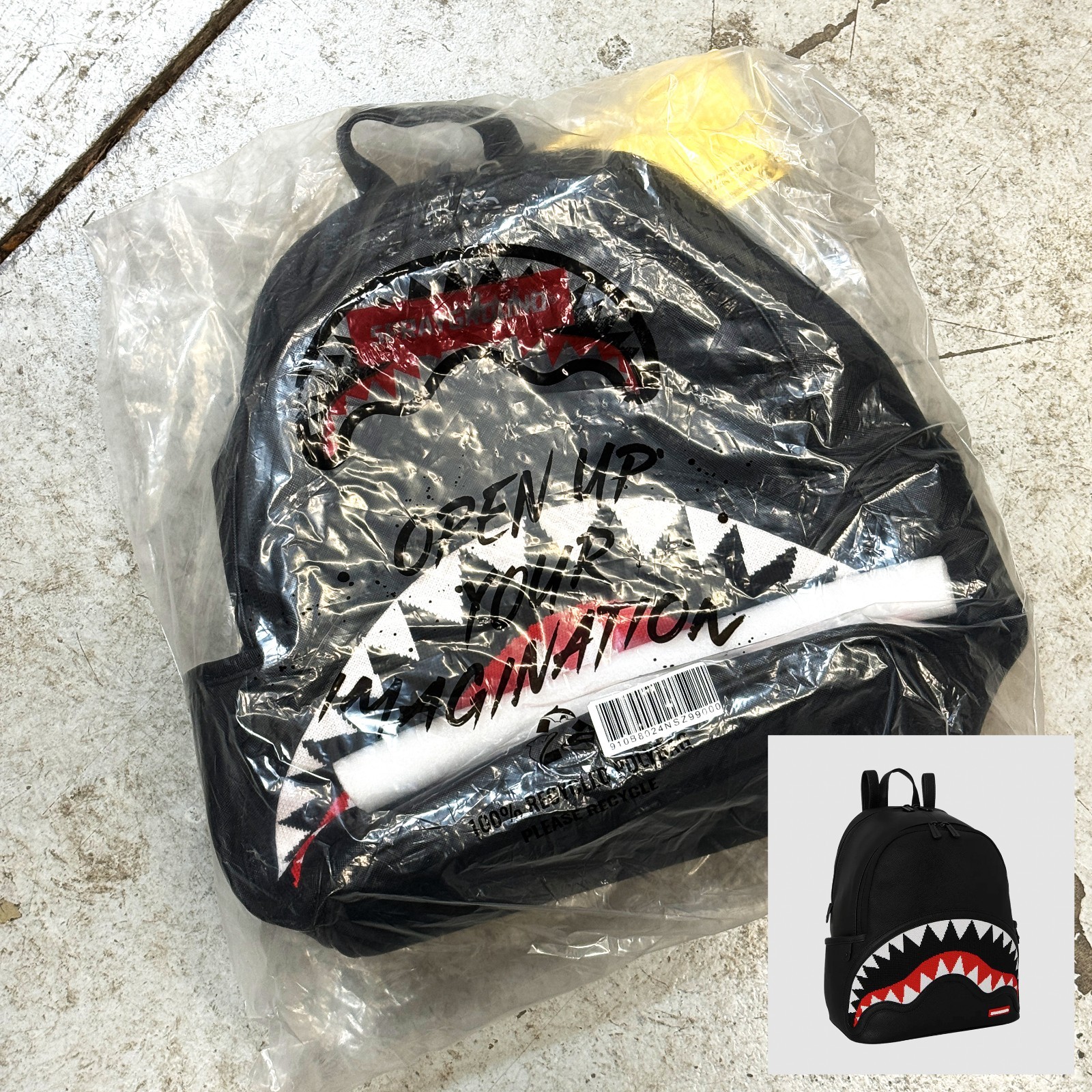*NEW* SPRAYGROUND KNIT COMMANDER SAVAGE BACKPACK BLACK (B8024) 👍