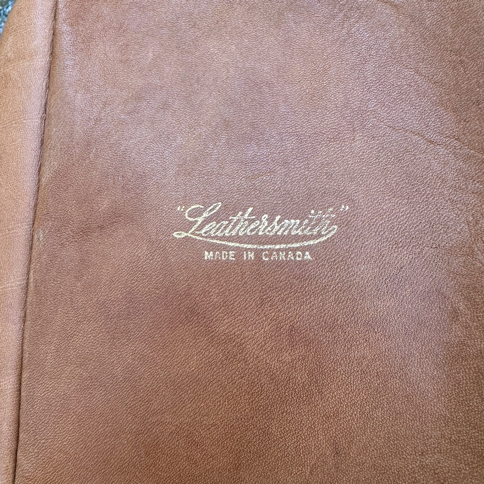 Leathersmith Dopp Kit Shaving Bag Bespoke Canada Vintage Leather Clamp Clasp Dr.