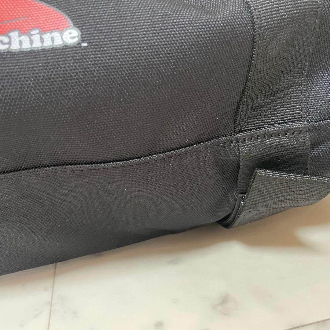 TOY MACHINE Boston Bag Black Adjustable Strap 27x47x28cm