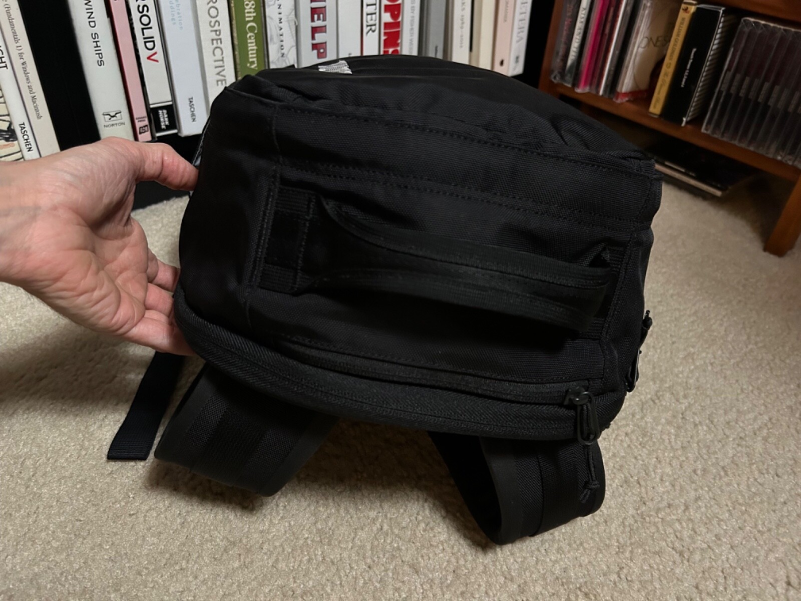 BABOON TO THE MOON black BACKPACK Regular Size