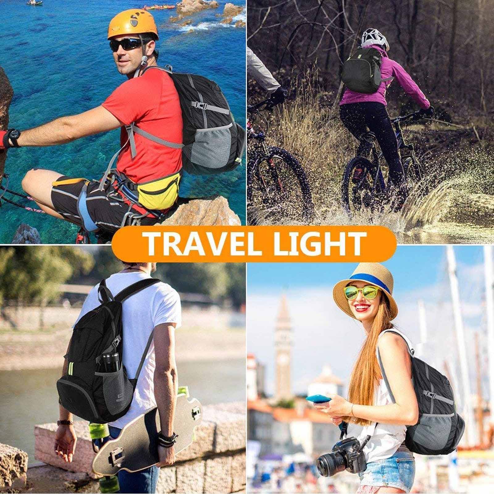 Outdoor Lightweight Hiking Backpack for Camping, Travel, Cycling – Easy to Fold