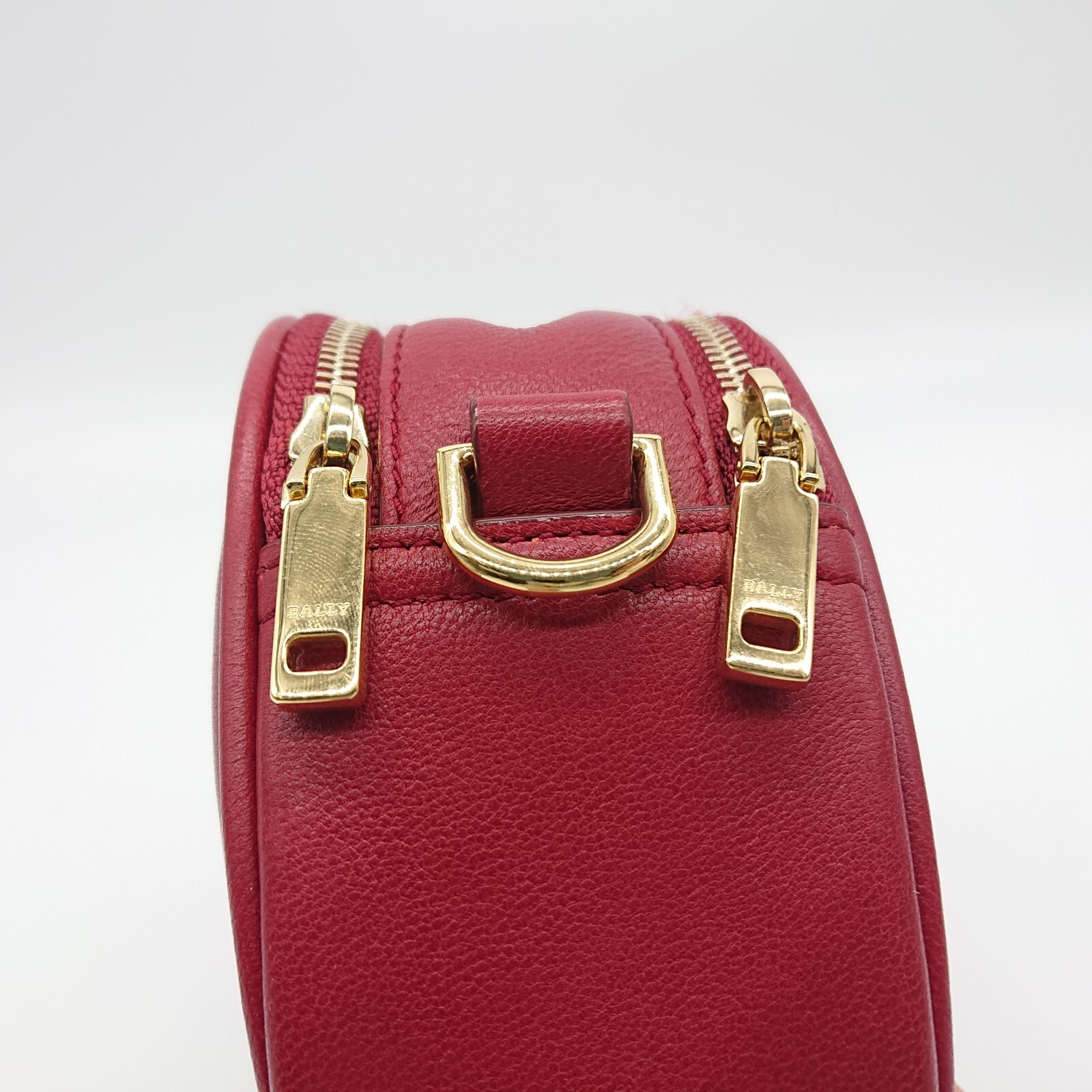 BALLY Shoulder Bag Trainspotting Leather Red Strap DENNI QT China