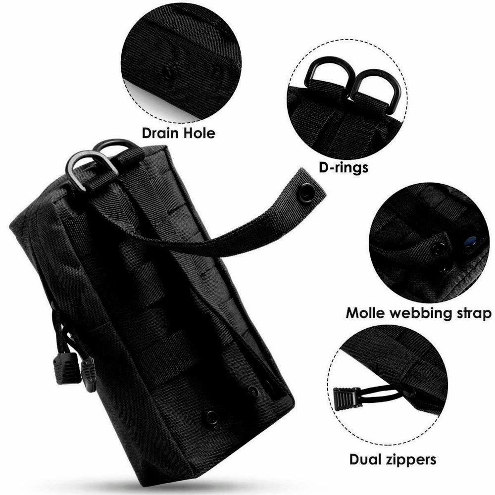 Tactical Molle EDC Pouch for Vest Backpack Belt Outdoor Waist Pack Military Bag