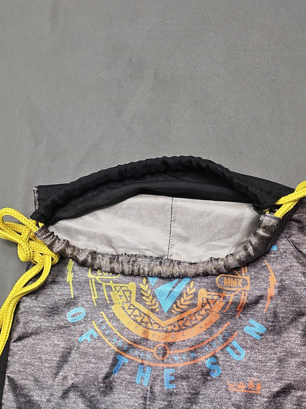 Buckle Drawstring Backpack “Society Of The Sun”