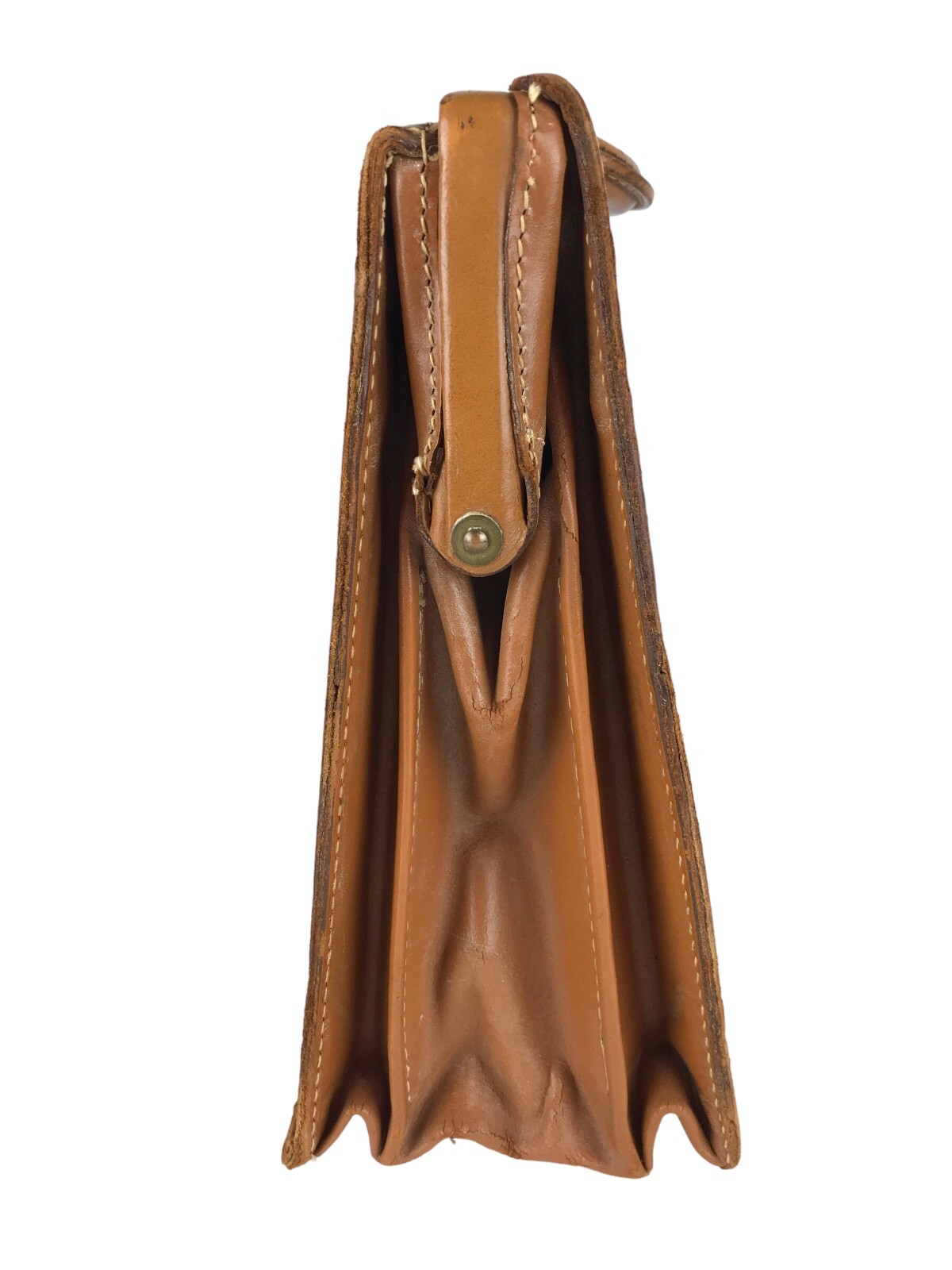 Rexbilt Unisex Adult Brown Leather Top Grain Cowhide Top Handle Briefcase Bag