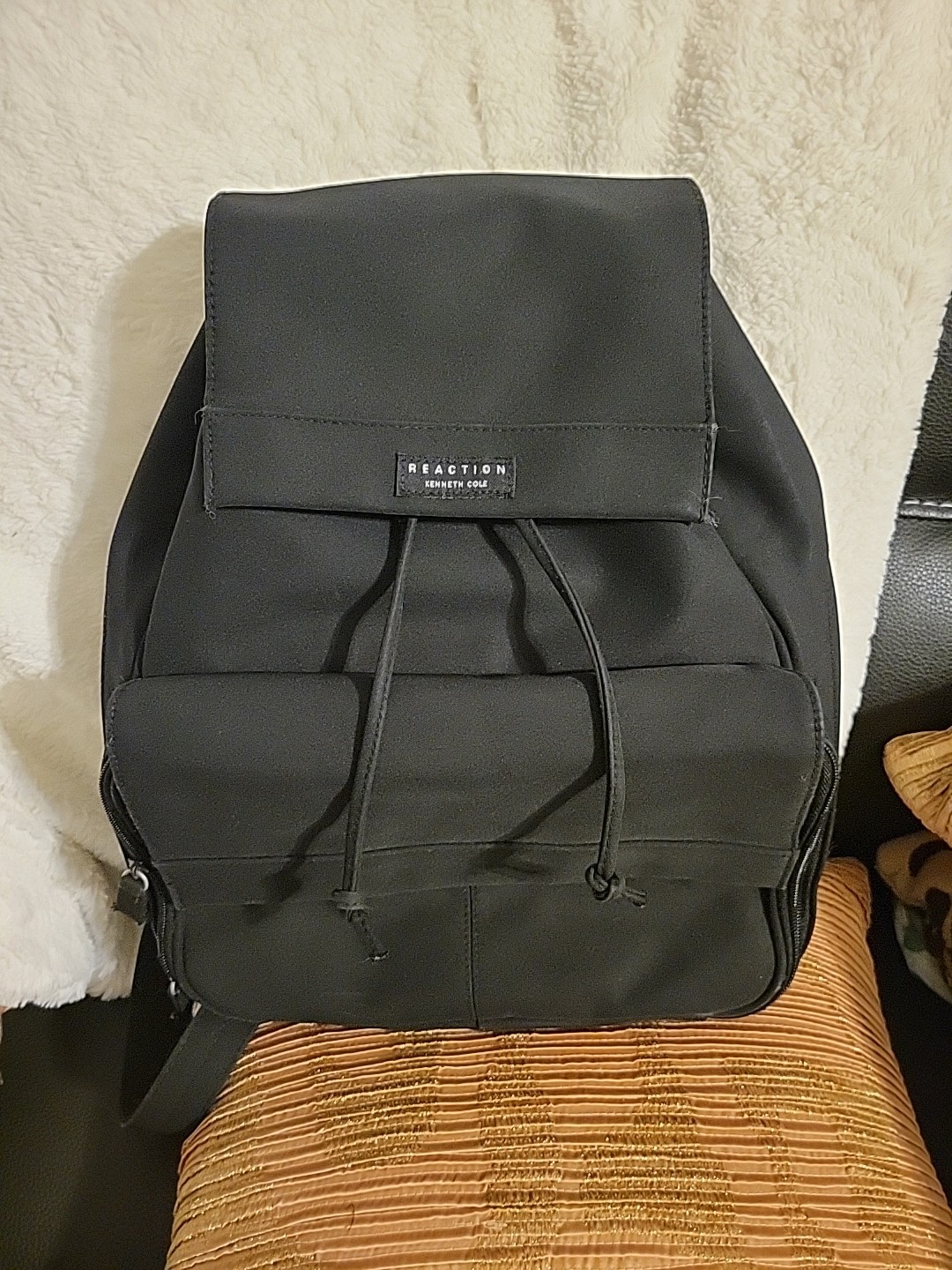 Reaction Kenneth Cole Backpack 16x12x7 Microfiber