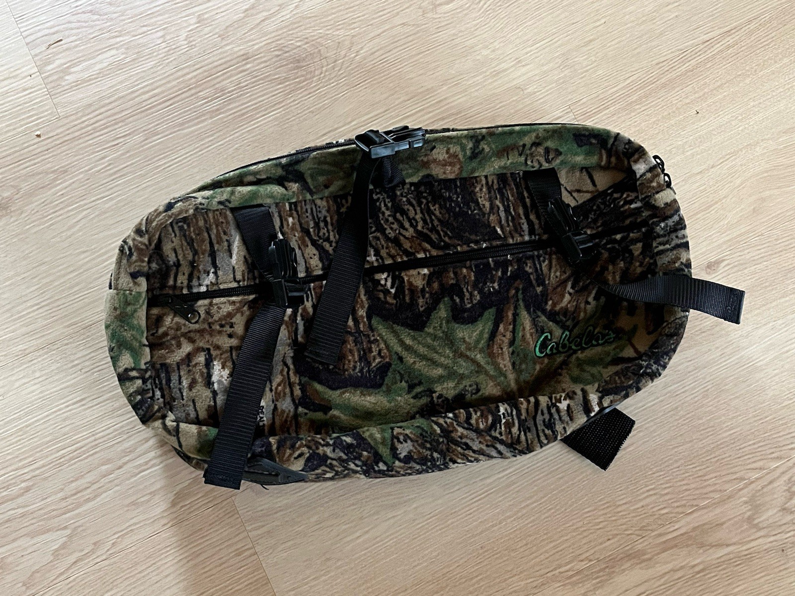 CABELA’S Brown/Green RealTree CAMO WAIST BAG Hunting Fishing Hike Gym Fanny Pack