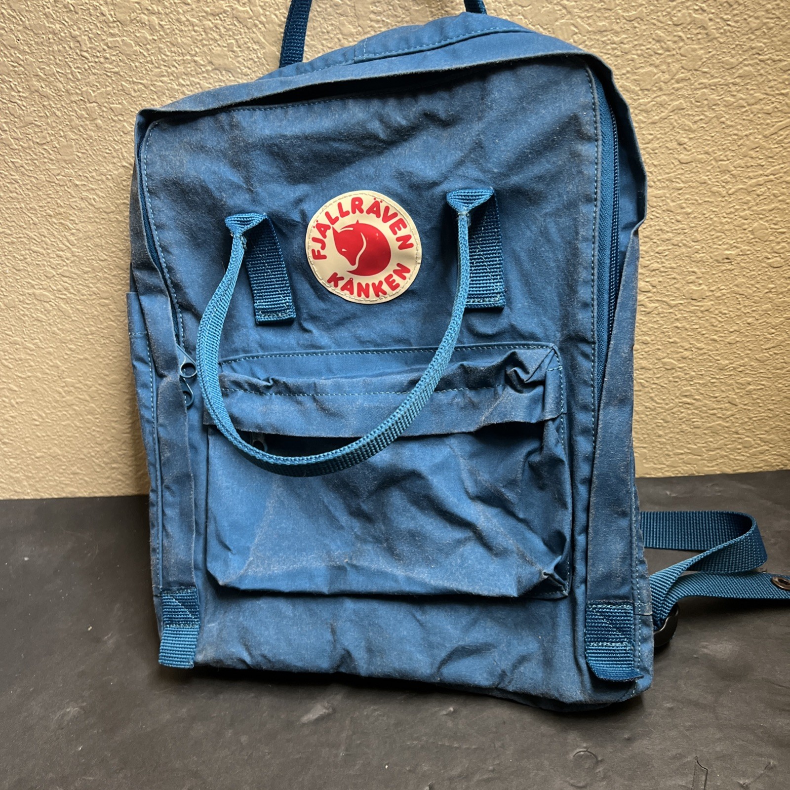 Fjallraven Kanken Classic Pack Blue Backpack Bag Style 23510 See Pictures