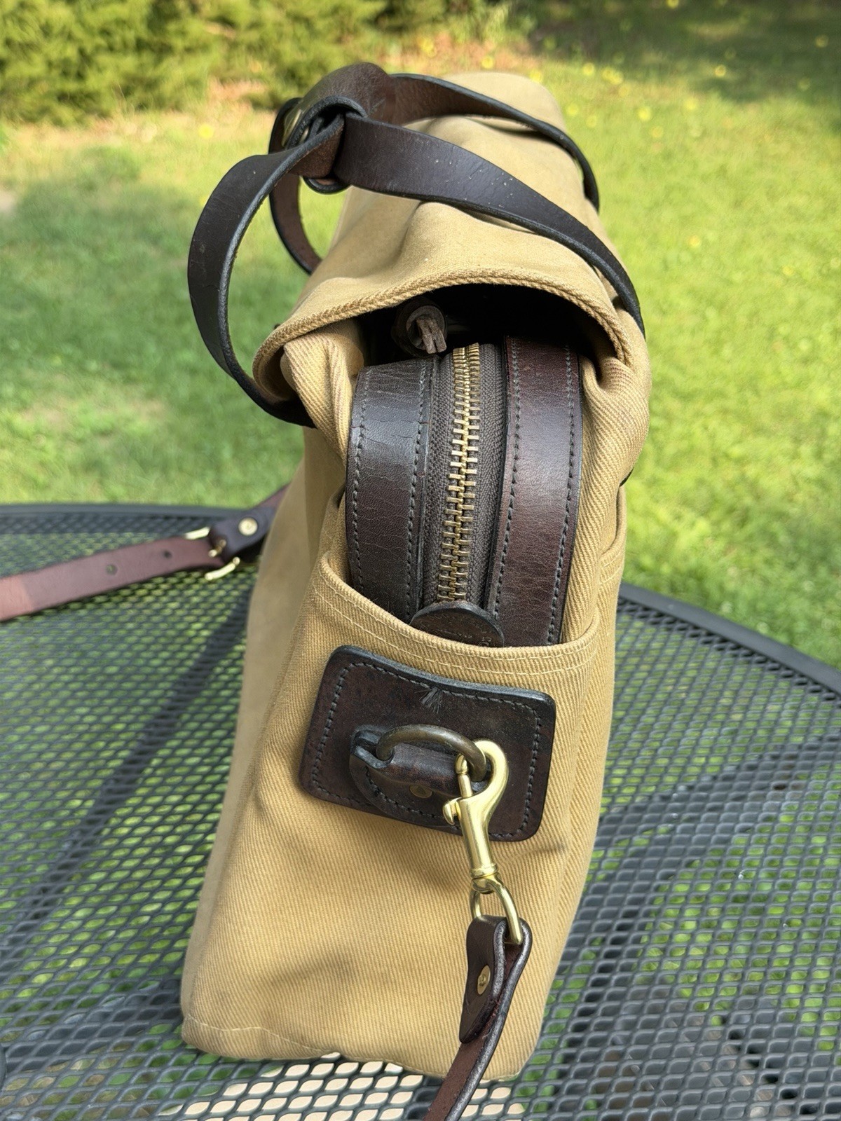 Filson Rugged Twill Original Briefcase | Tan | Made in USA | MSRP $499
