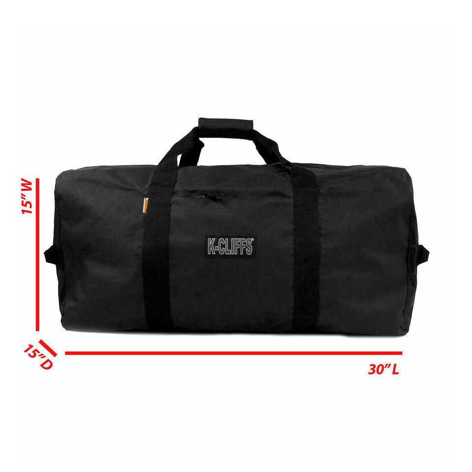 K-Cliffs Large 30″ Heavy Duty Square Cargo Duffel, Travel, Gym Bag