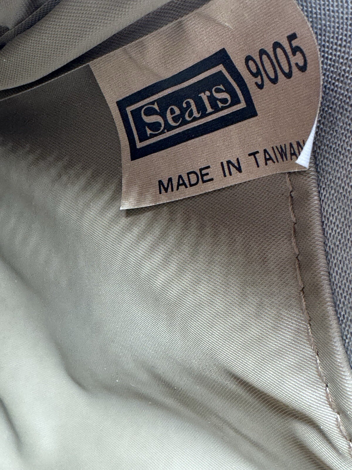 Vintage Sears Leather Bag Briefcase Carry-On Travel Hobo 18″x 11″x 6.5″