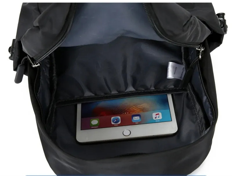 Sport Mini Men’s Backpack Fashion Small Black Travel Rucksack Shoulder School.