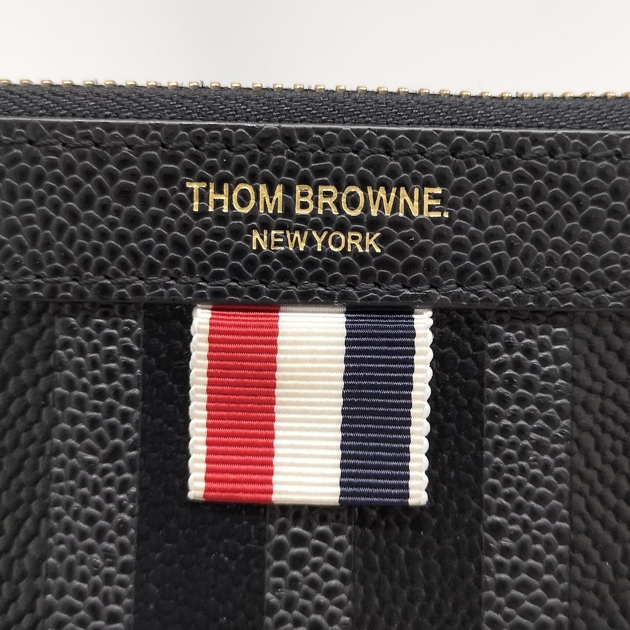 Small Zipper Tablet Holder Model Size 29.5 20 cm THOM BROWNE