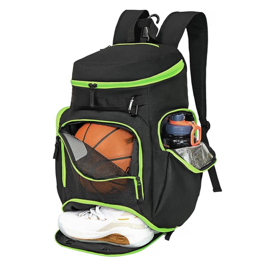 Basketball Backpack Travel School Sports Bag Large Capacity 19x14x10 32KG