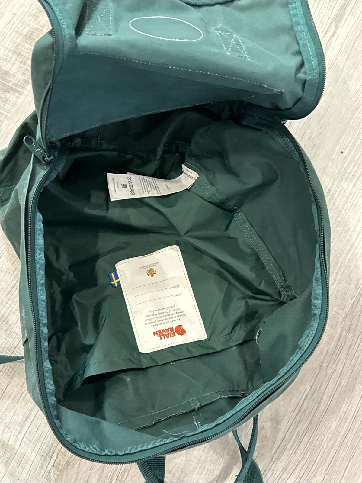 Authentic Fjallraven Kanken Mini Backpack Forest Green Classic School Bag 23510