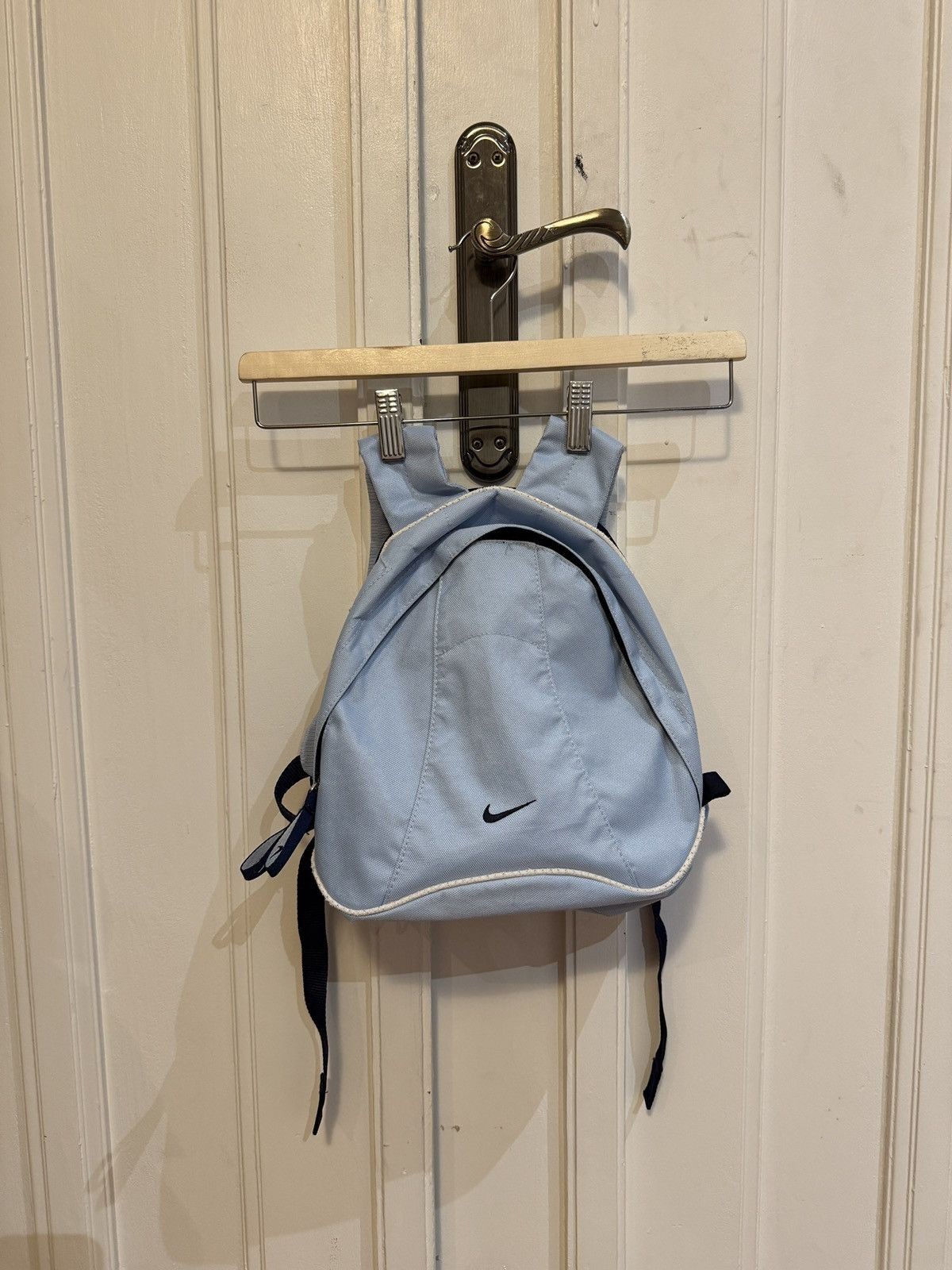 Nike Mini Backpack – Baby Blue Y2K Aesthetic – 30×30 cm