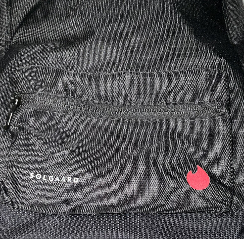 Solgaard Shore-Tex Daypack – Fits 15″ Laptop – Black w/ Logo Travel Backpack