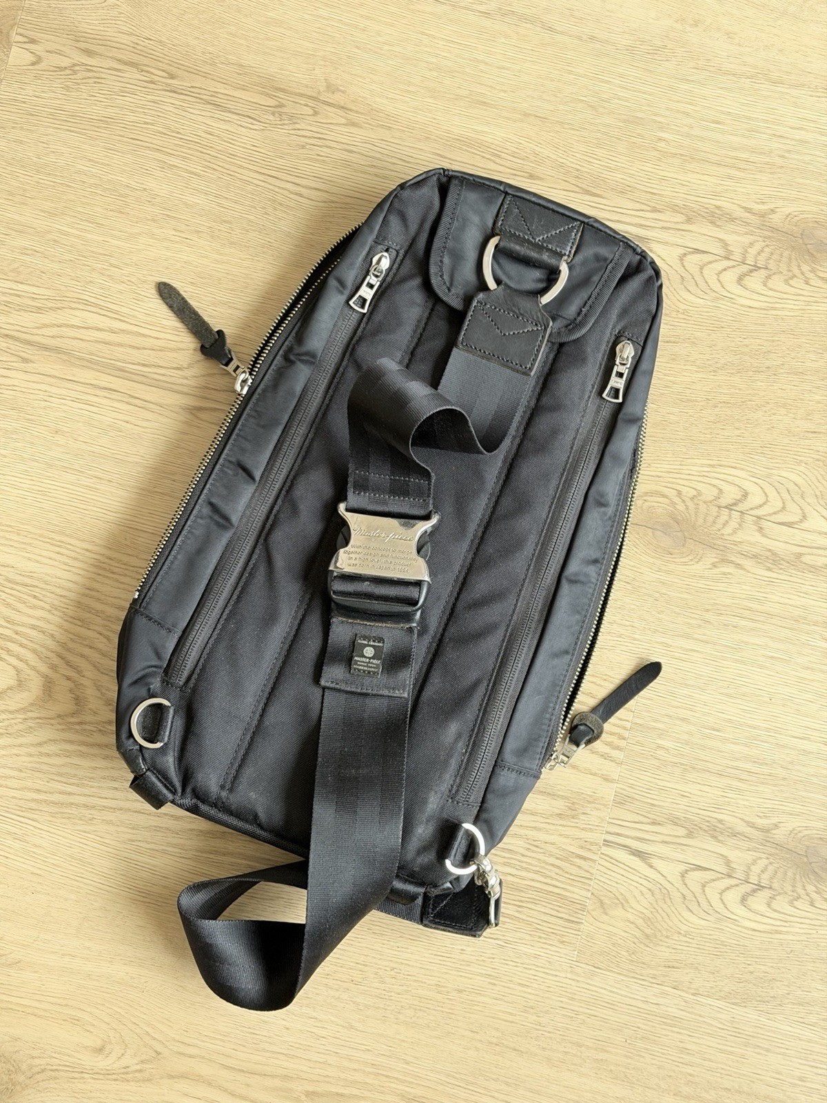 MASTERPIECE LIGHTNING Sling Bag Shoulder Bag Nylon BLK 02115-n