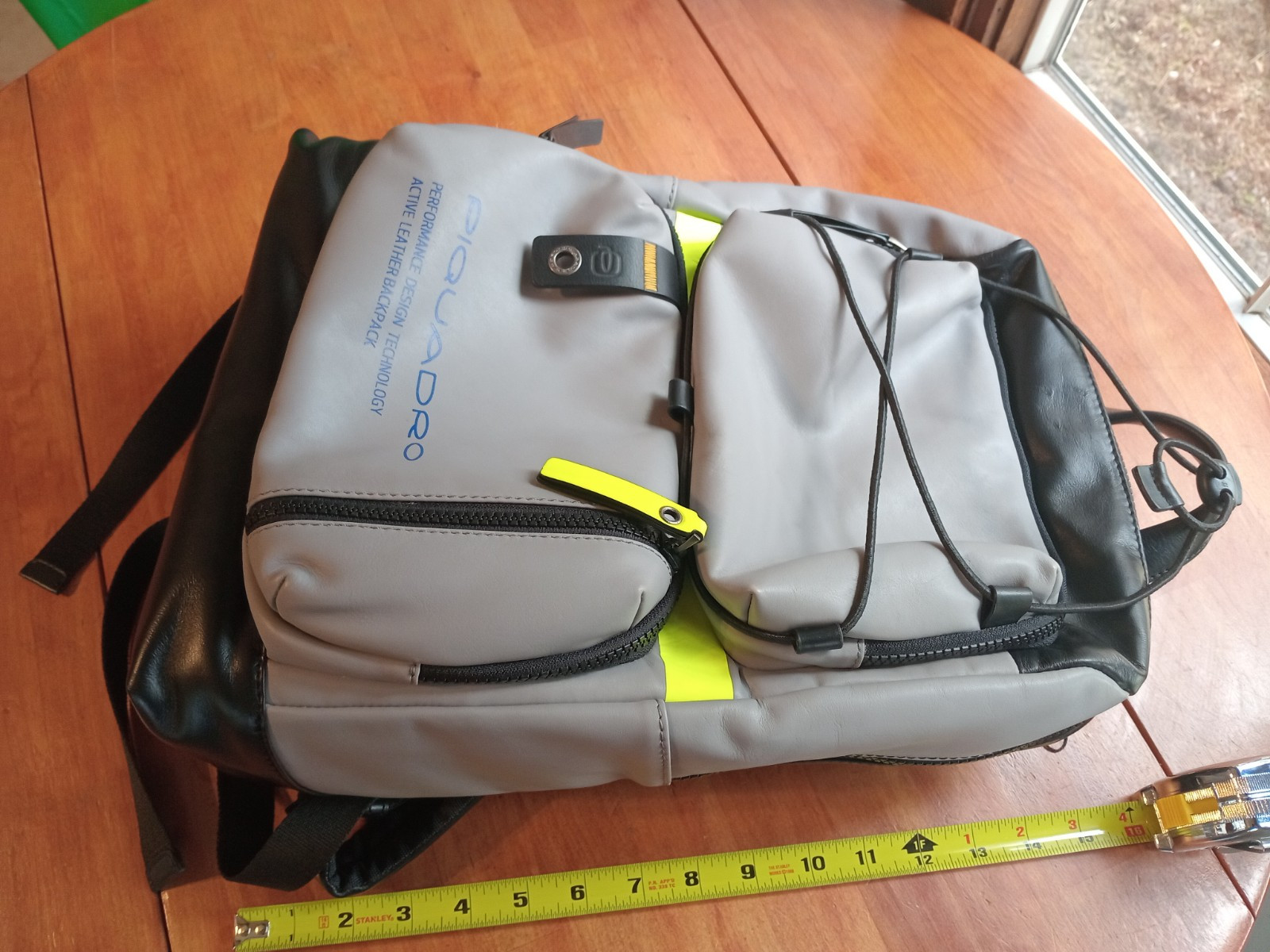 Piquadro DOWNTOWN ZAINO Leather Backpack Laptop Excellect Active Performance