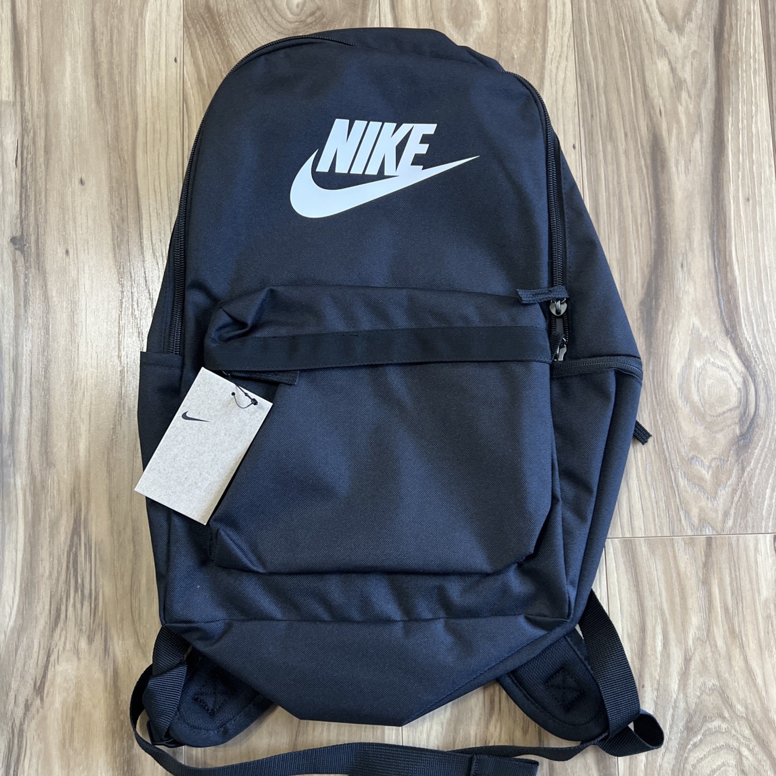 NEW NIKE HERITAGE BLACK BACKPACK BOOK BAG STYLE DC4244-010